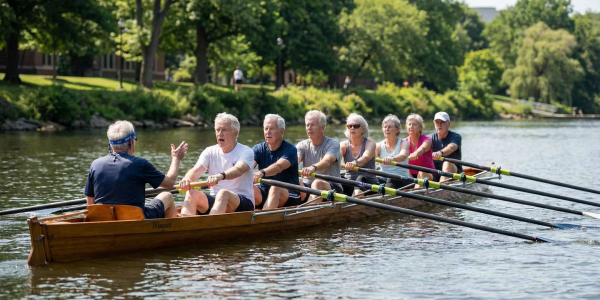 Rudern für Senioren – schonend & effektiv: Warum es die ideale Sportart im Alter ist